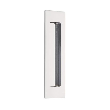 PATIOPLUS 7 in. Modern Rectangular Flush Pull, Bright Chrome PA2667425